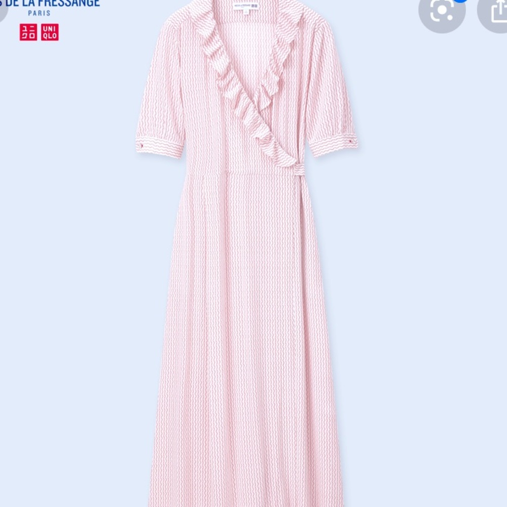 Crepe wrap dress